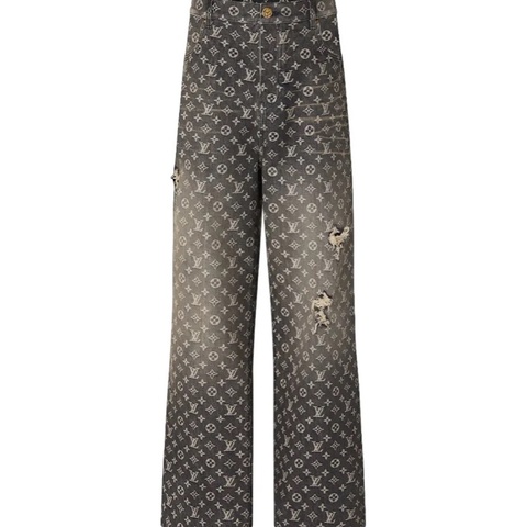 Louis Vuitton LV monogram baggy denim jeans 36 牛仔褲