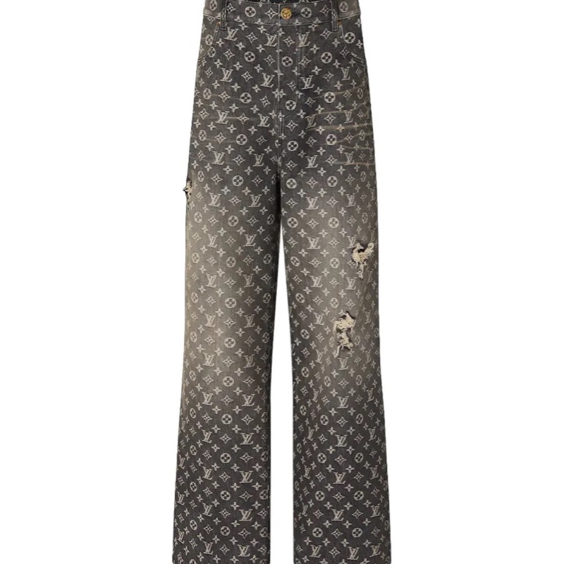 Louis Vuitton LV monogram baggy denim jeans 36 牛仔褲-0