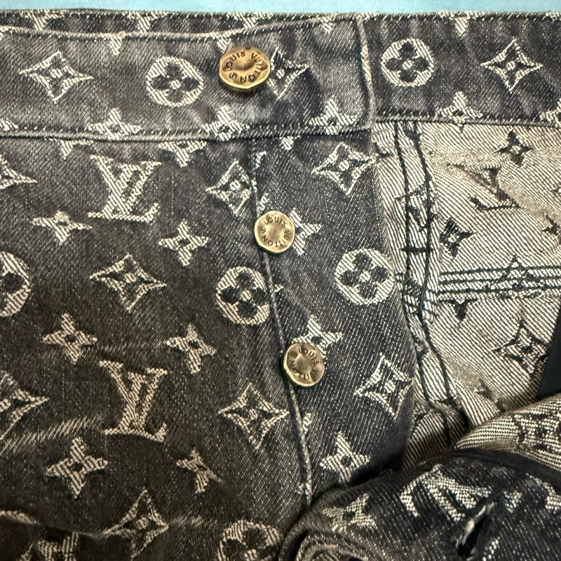 Louis Vuitton LV monogram baggy denim jeans 36 牛仔褲-7