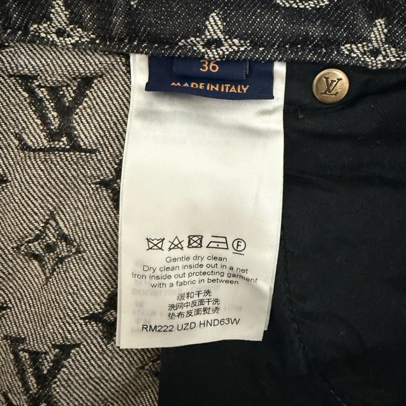 Louis Vuitton LV monogram baggy denim jeans 36 牛仔褲-8