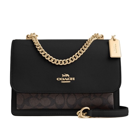 Coach 女士 徽標斜挎包均碼碼22cm*7cm*15.8cm