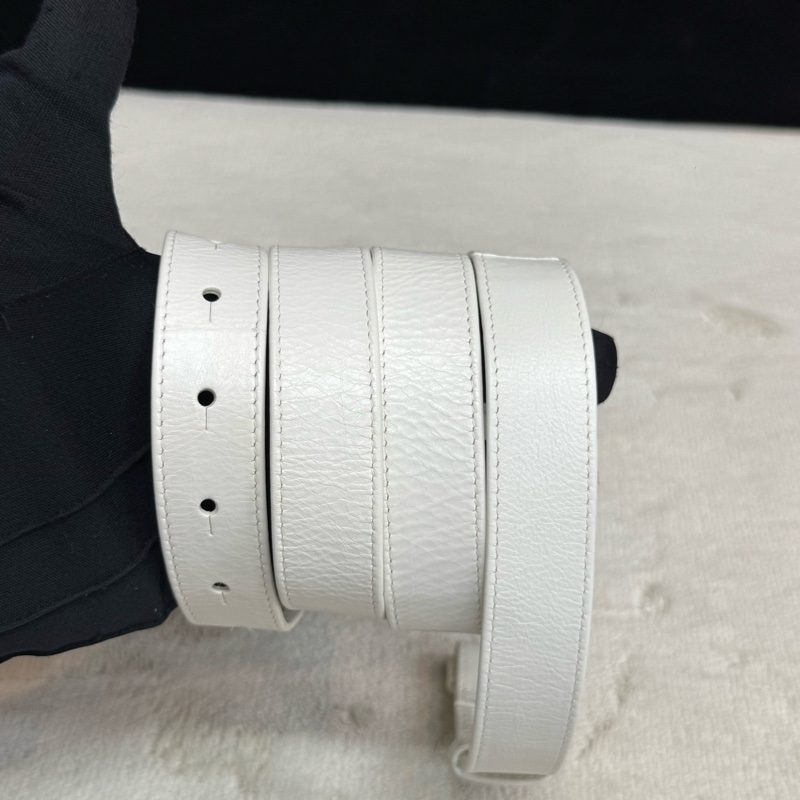 BV 葆蝶家白色全皮編織cassette8格斜挎包腰包-8