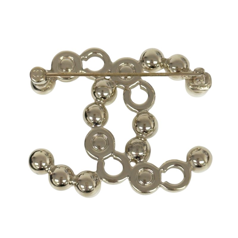 CHANEL CC 珠珠 胸針-6