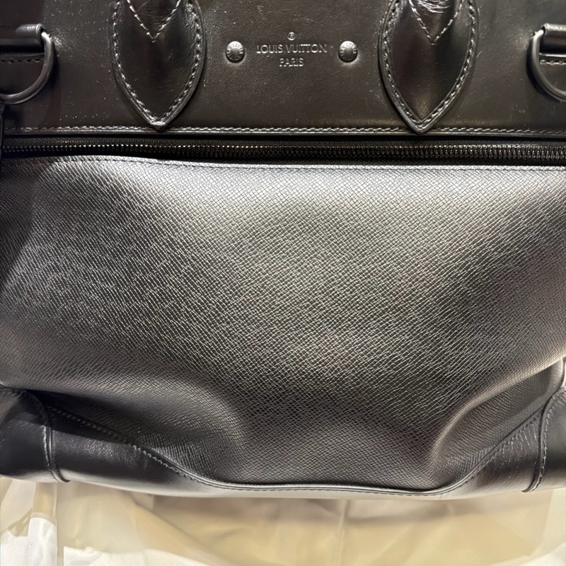 LV 路易威登 限量彩虹 Taiga Steamer PM 公文包 手提包 斜背包 黑色 M30339 LV-8