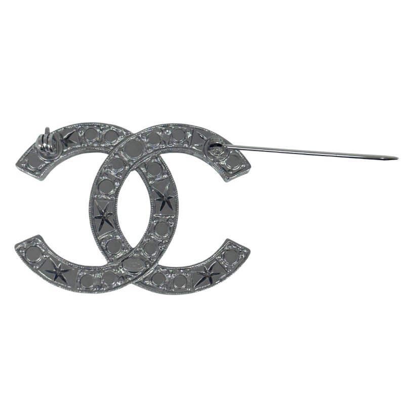 CHANEL CC 水鑽 胸針-7
