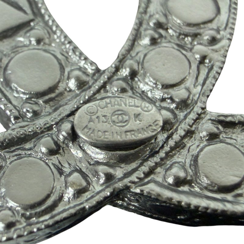 CHANEL CC 水鑽 胸針-8