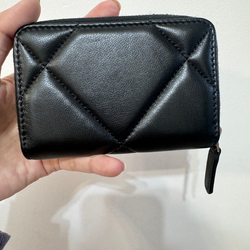 Chanel 19系列小羊皮拉鍊零錢包/卡包-3