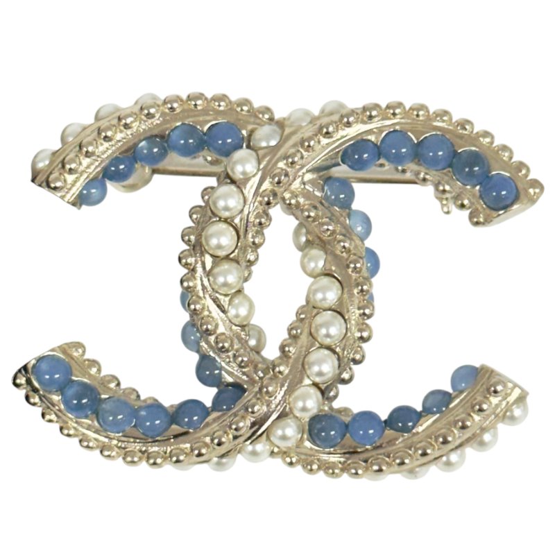 CHANEL CC 珠珠 胸針-2