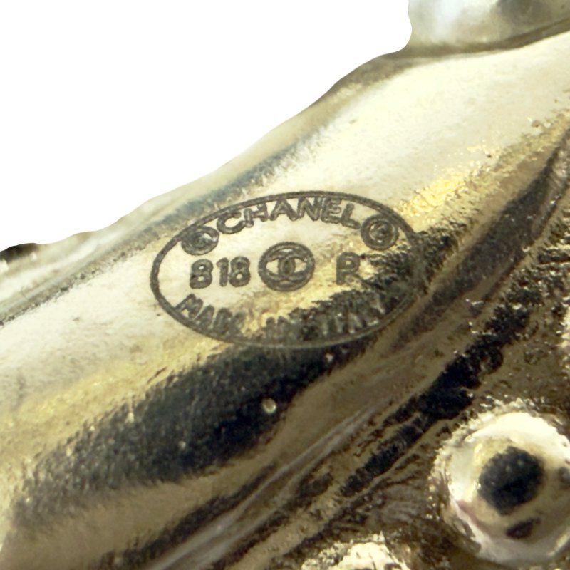 CHANEL CC 珠珠 胸針-6