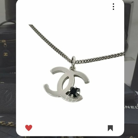 🛍️🎁 26 🔥 4月新品上架 💘 香奈兒 Chanel 銀色CC頸鏈🔥 香奈兒熱賣款 香奈兒經典款頸鏈 CHANEL NECKLACE