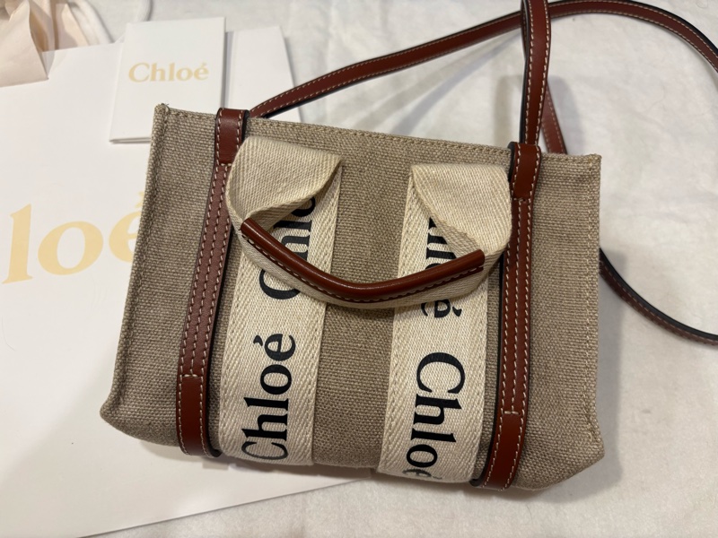 Chloe mini woody 棕色-1