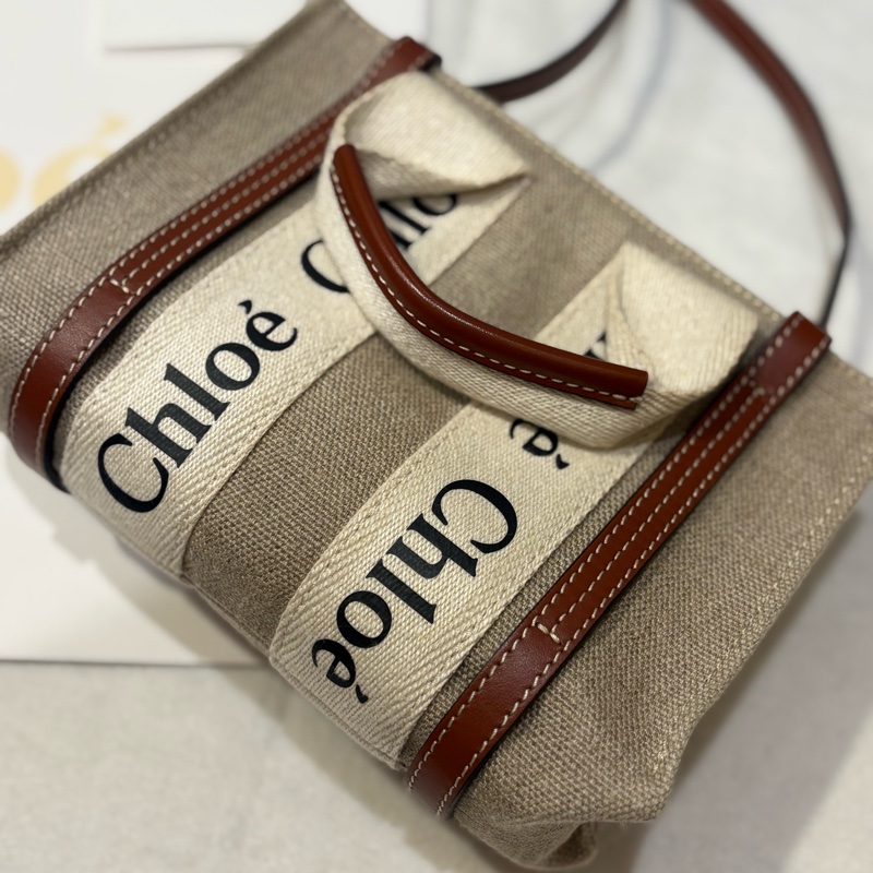 Chloe mini woody 棕色-4