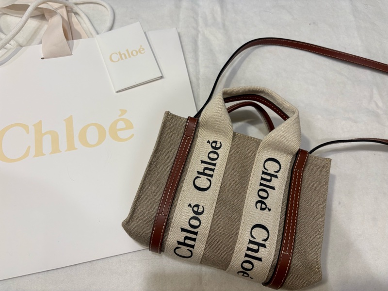 Chloe mini woody 棕色-5