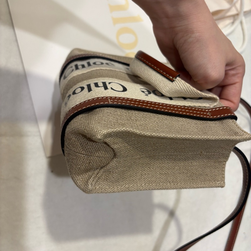 Chloe mini woody 棕色-9