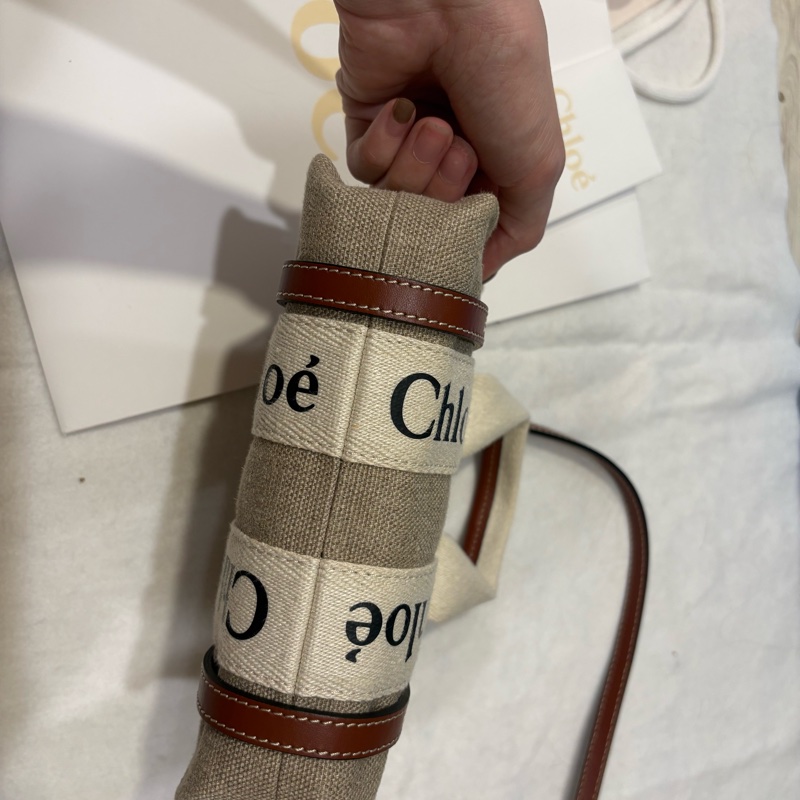 Chloe mini woody 棕色-11