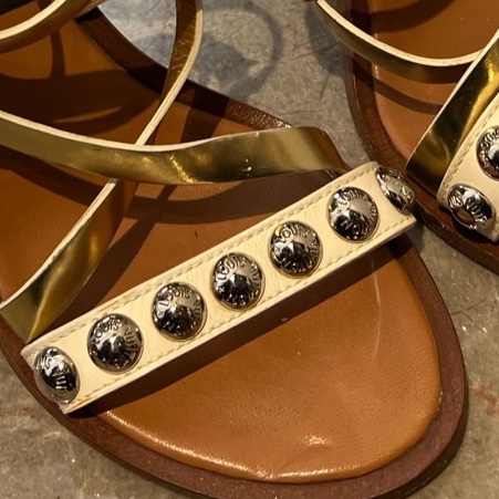 LV 綁帶高跟涼鞋，37碼。-6