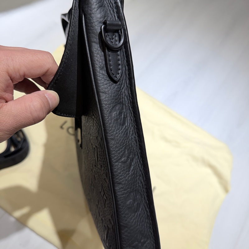 LV 路易威登 男士2023新款S-LOCK老花壓紋牛皮手提公文包-2