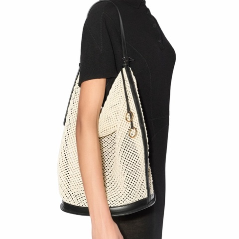 Alaia 女士 棉網大號單肩包均碼碼28cm*16cm*39cm