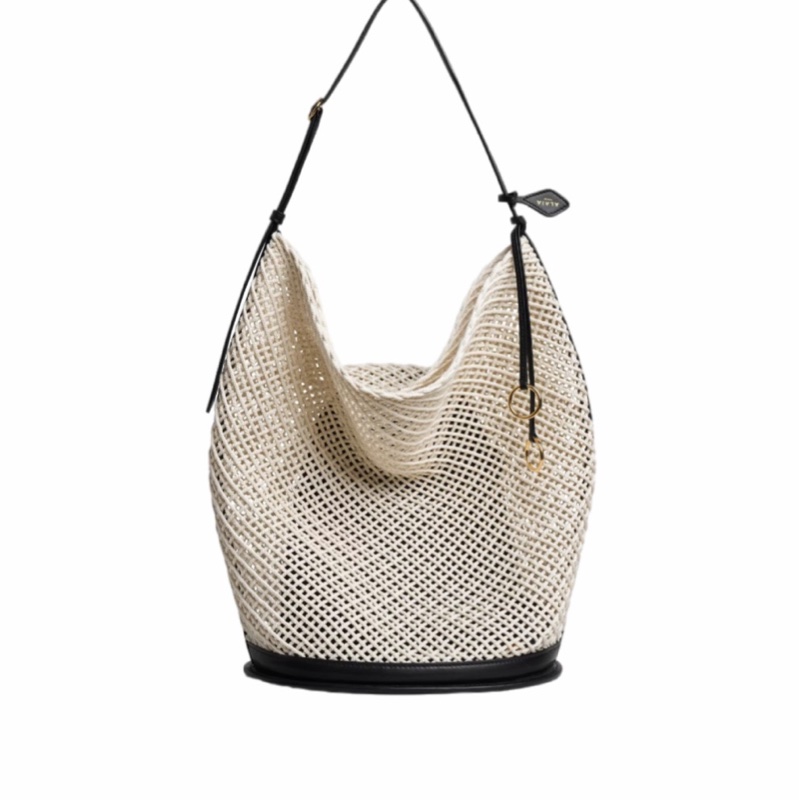 Alaia 女士 棉網大號單肩包均碼碼28cm*16cm*39cm-1