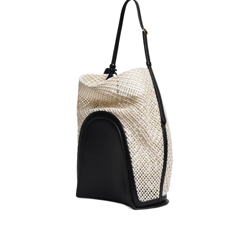 Alaia 女士 棉網大號單肩包均碼碼28cm*16cm*39cm-3