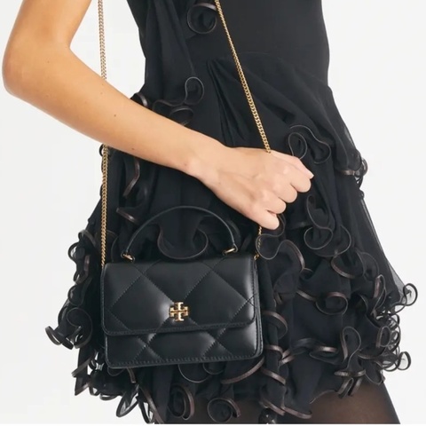 Tory Burch 女士 Kira 翻蓋單肩包均碼碼17.5cm*5.5cm*11.5cm