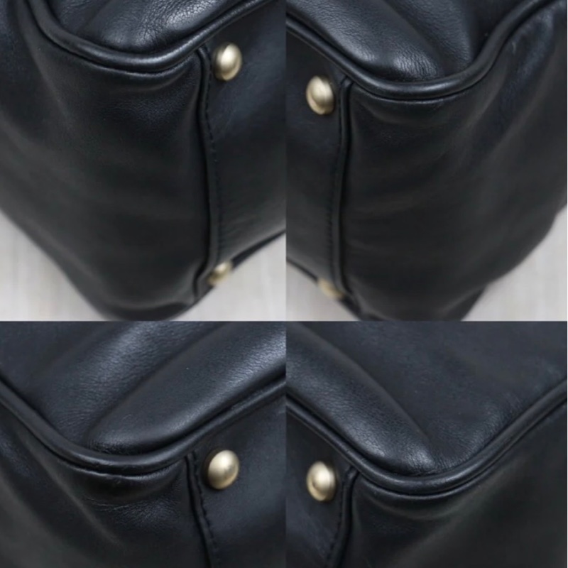 「JL精品代購」9新 Chanel 香奈兒山茶花黑托特包-8