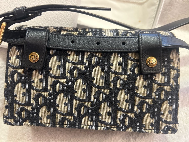 Dior saddle 馬鞍老花腰包-3