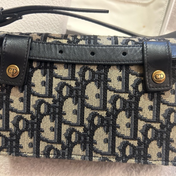 Dior saddle 馬鞍老花腰包-8