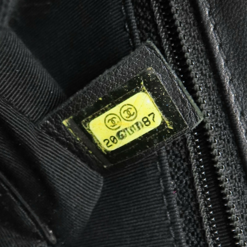 黑色 菱格紋 羊皮 Boy 28 鍊帶 肩背包 銀釦【CHANEL 香奈兒】 A92193-7