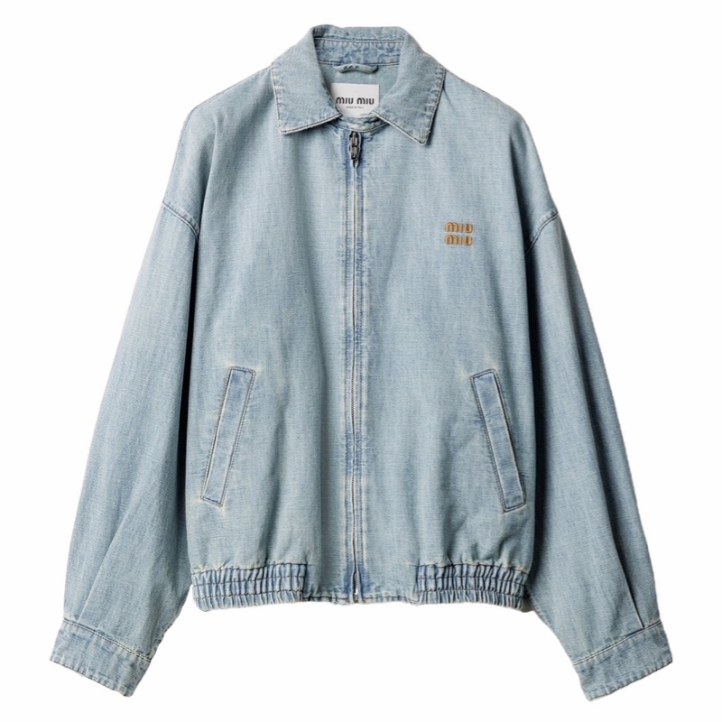Miu Miu 女士 翻領牛仔外套IT-36 IT-38 IT-40 IT-42 IT-44 IT-46 IT-48碼-1