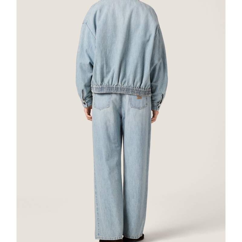 Miu Miu 女士 翻領牛仔外套IT-36 IT-38 IT-40 IT-42 IT-44 IT-46 IT-48碼-2