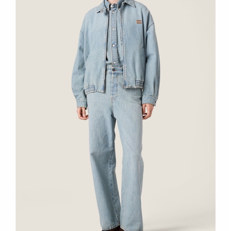 Miu Miu 女士 翻領牛仔外套IT-36 IT-38 IT-40 IT-42 IT-44 IT-46 IT-48碼-3