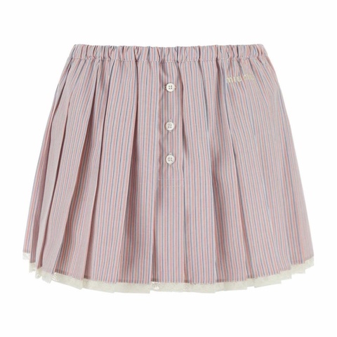 Miu Miu 女士 條紋半身裙IT-36 IT-38 IT-40碼模特身高 180 CM，穿著38碼