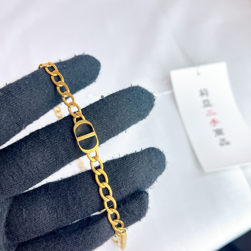 莉亞精品♡DIOR CD Logo頸鏈 二手-4