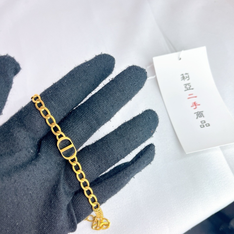 莉亞精品♡DIOR CD Logo頸鏈 二手-5