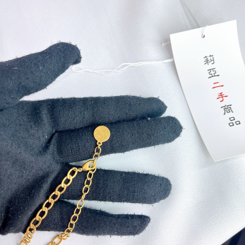 莉亞精品♡DIOR CD Logo頸鏈 二手-7