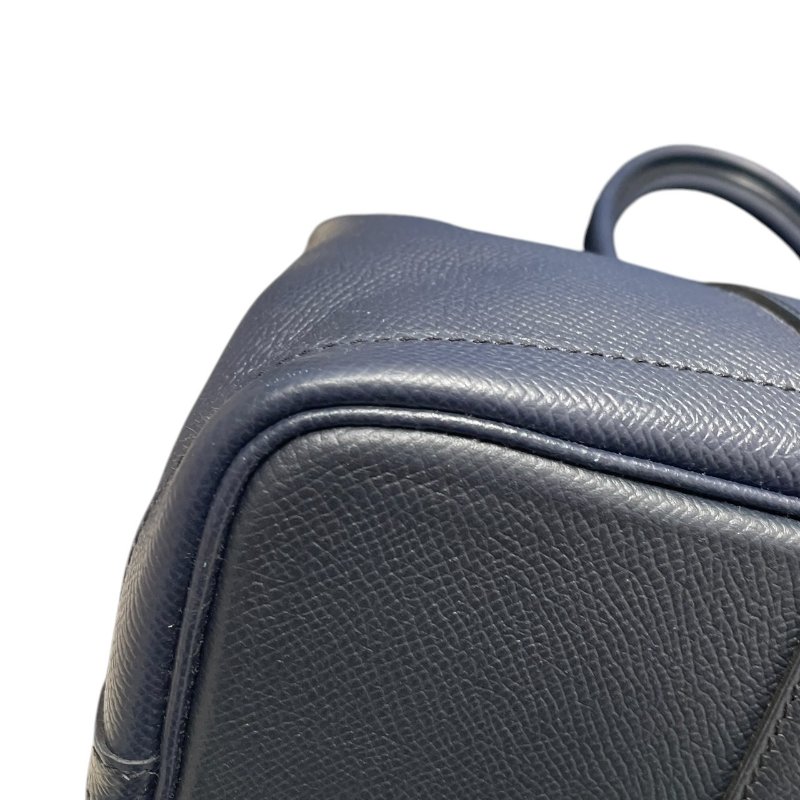 HERMES 愛馬仕 GARDEN PARTY 30 托特包 EPSOM皮 深藍色系 銀釦-7