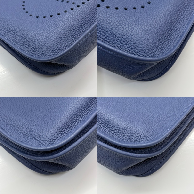 HERMES 愛馬仕 7E布萊頓藍EVELYN III 29 PM  斜背包 C刻-4