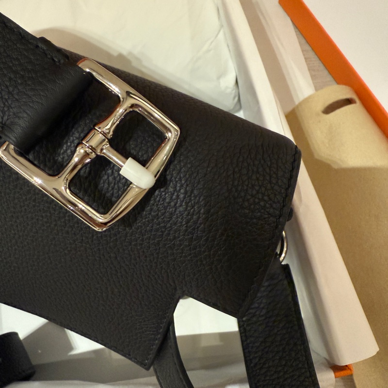 愛馬仕 凱莉 郵差包 Hermes Kelly messenger 黑-27