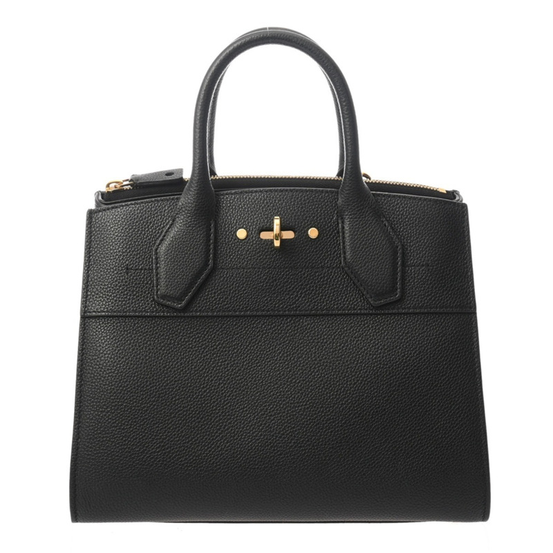 路易威登 City Steamer PM Noir M51028 女士真皮手提包 A 級二手 Ginzo-1