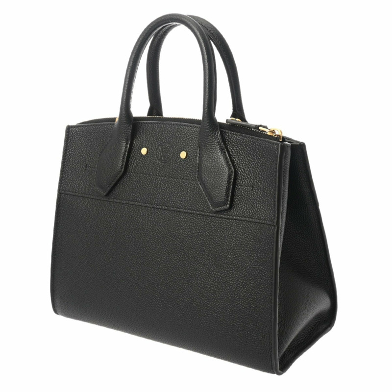 路易威登 City Steamer PM Noir M51028 女士真皮手提包 A 級二手 Ginzo-2