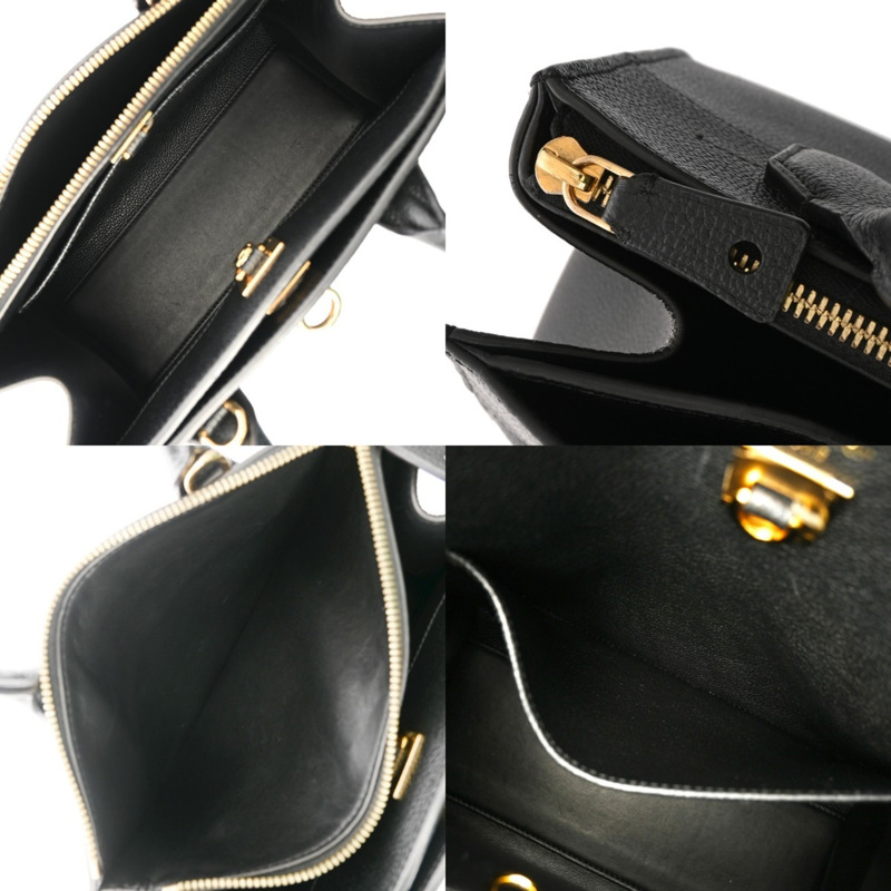 路易威登 City Steamer PM Noir M51028 女士真皮手提包 A 級二手 Ginzo-9