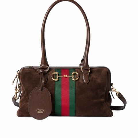 Gucci 女士 Borsetto 中號波士頓包均碼碼中號、28cm*9.9cm*15cm