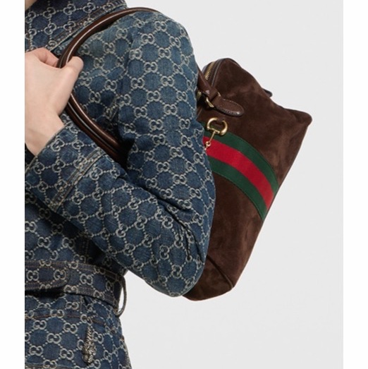 Gucci 女士 Borsetto 中號波士頓包均碼碼中號、28cm*9.9cm*15cm-3