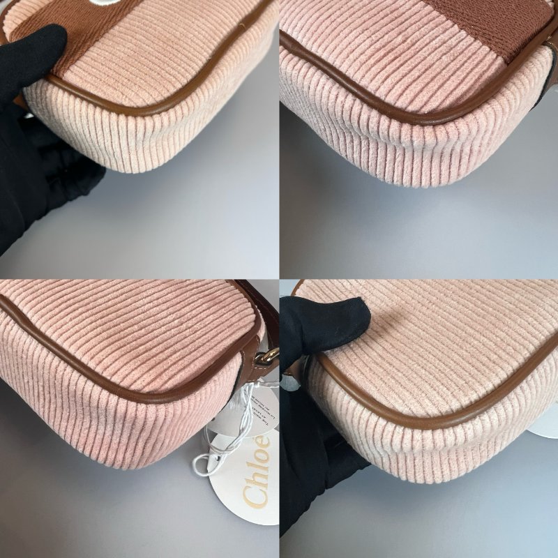 全新品 CHLOE 粉紅色相機包-6