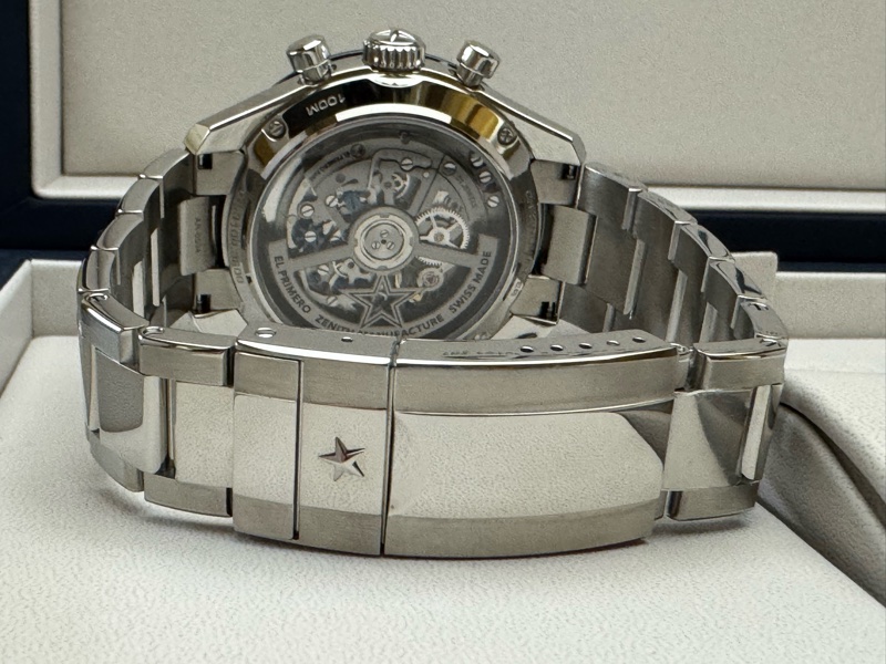 Zenith 真力時 Chronomaster Sport 白面 El Primero三色計時｜盒單齊全-9