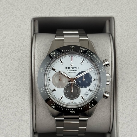 Zenith 真力時 Chronomaster Sport 白面 El Primero三色計時｜盒單齊全