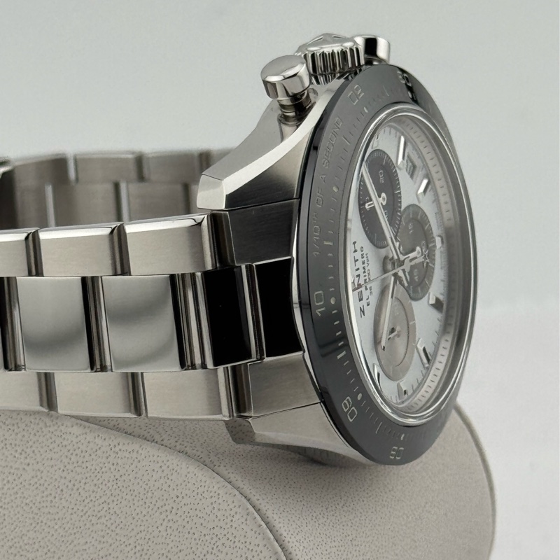 Zenith 真力時 Chronomaster Sport 白面 El Primero三色計時|盒單齊全-6