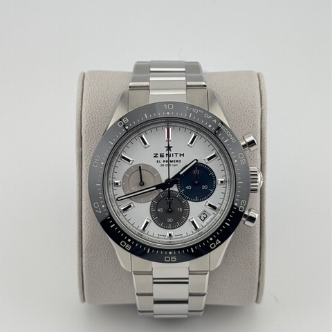 Zenith 真力時 Chronomaster Sport 白面 El Primero三色計時｜盒單齊全