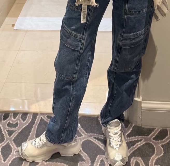 莉亞精品♡Dior銀白運動鞋36 二手-1